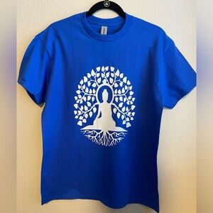 Asian Root Blue T- Shirt